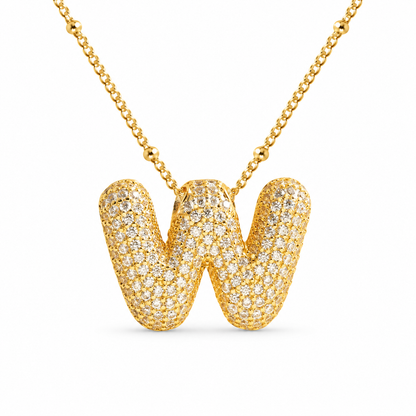 Stevige Letterketting - Goud