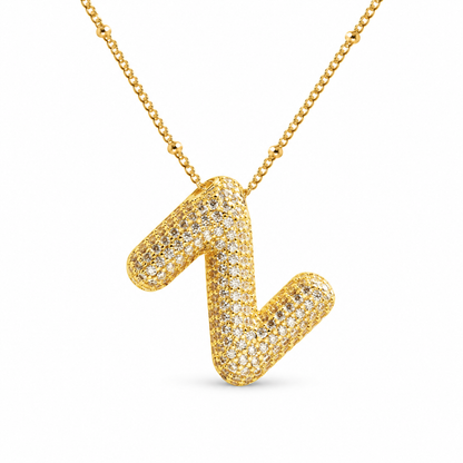 Stevige Letterketting - Goud