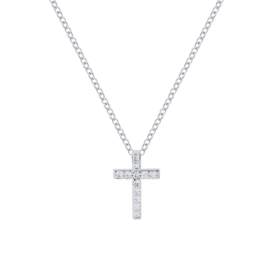 Cross Necklace - Silver