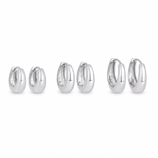 DAYLO Hoops Set - Silber