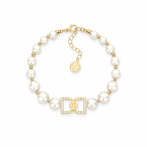 DD Parel Armband met Diamanten - Goud
