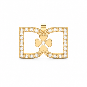 DD Oorbellen met Diamanten - Goud