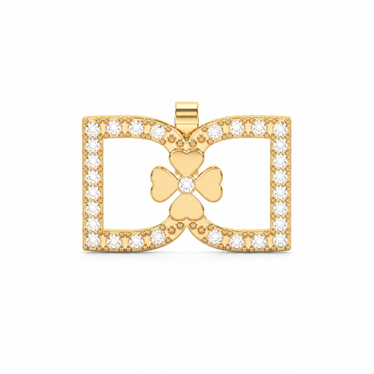 DD Oorbellen met Diamanten - Goud