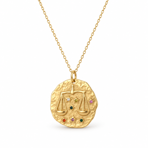 Celestia Sterrenbeeldketting - Goud / Weegschaal