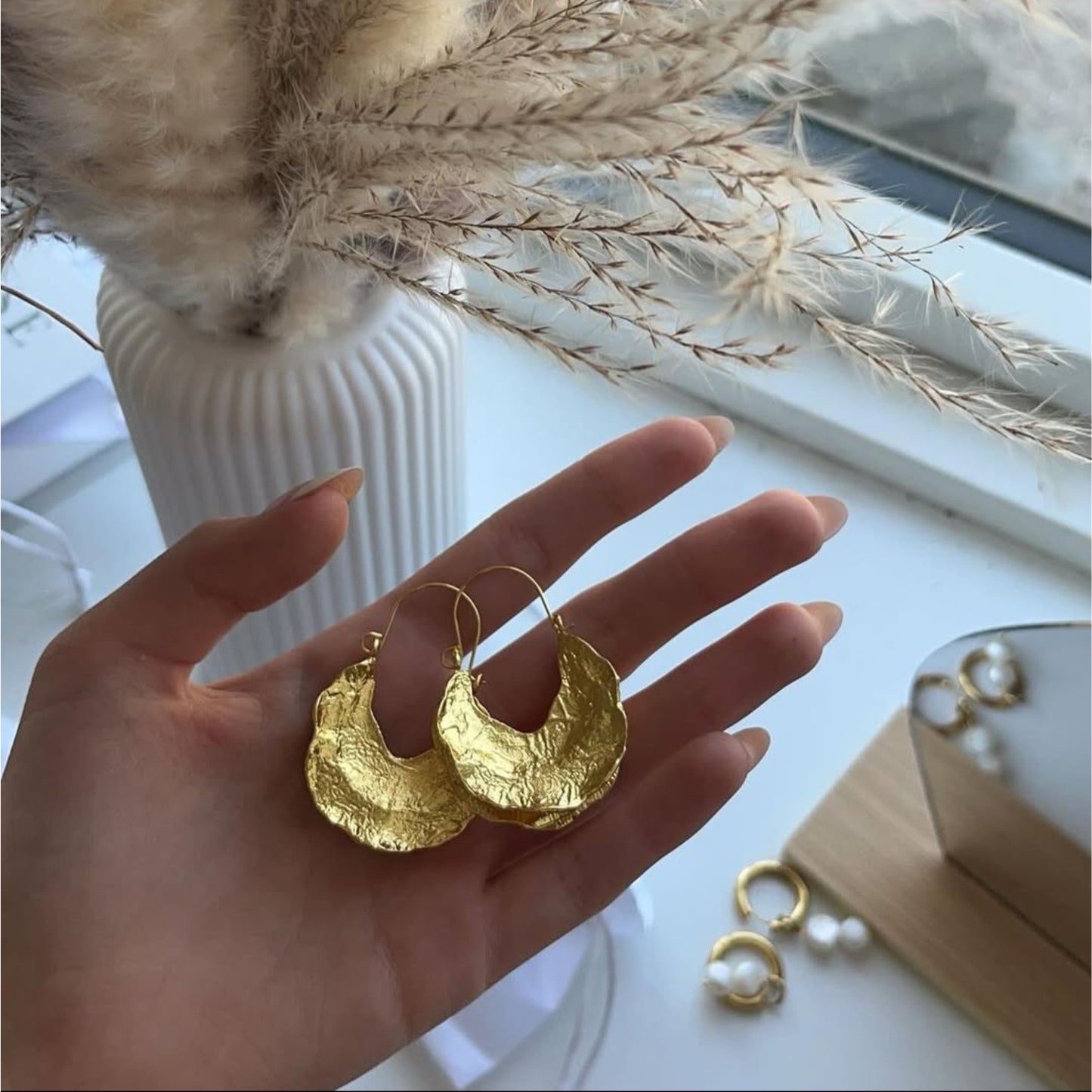 Elma Earrings - Gold