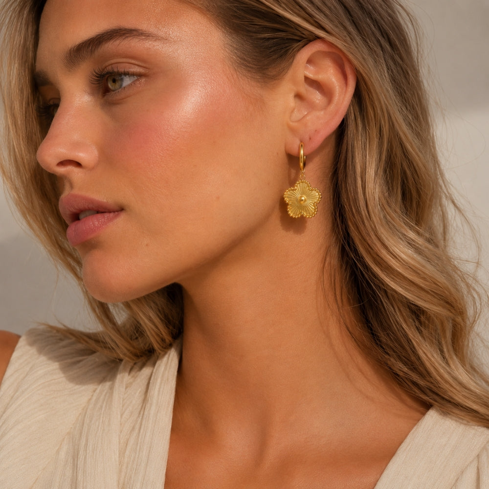 Evelia Bloom Creolen - Gold