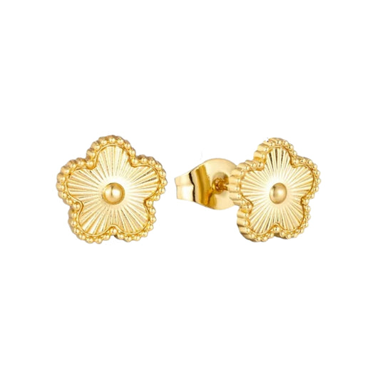 Evelia Bloom Studs - Gold