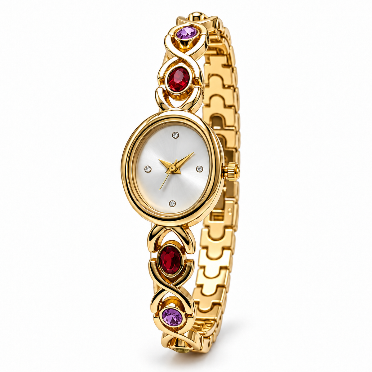 Arianna Horloge - Goud / Wit