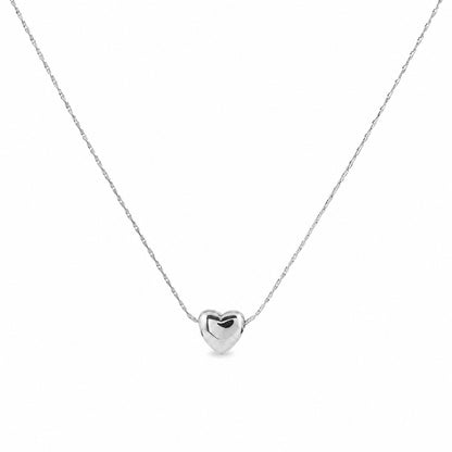 Herz Halskette Petit - Silber