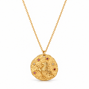 Celestia Sterrenbeeldketting - Zilver / Leeuw
