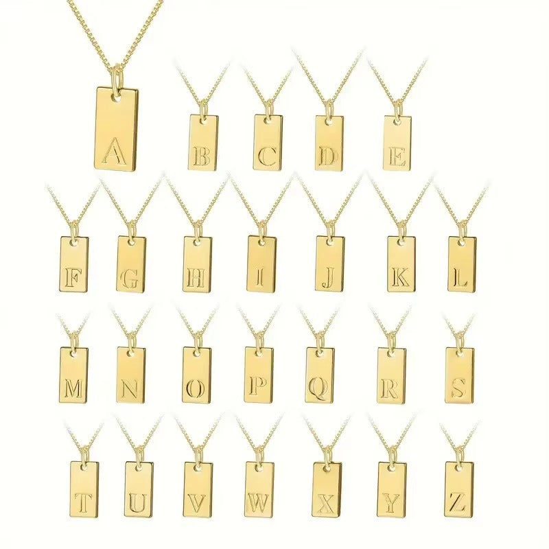 Flache Halskette - Gold