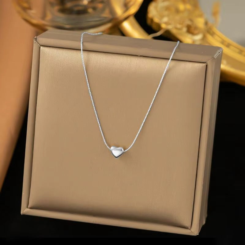 Heart Necklace Petit - Silver