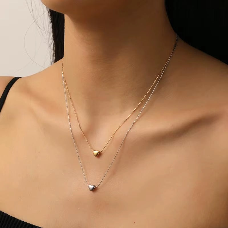 Heart Necklace Petit - Silver