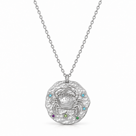 Celestia Sterrenbeeldketting - Zilver / Kreeft
