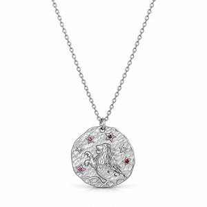 Celestia Sterrenbeeldketting - Zilver / Leeuw