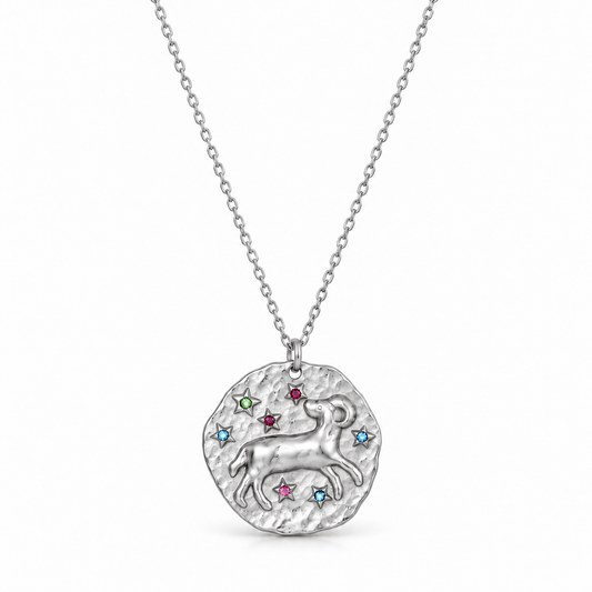 Celestia Sterrenbeeldketting - Zilver / Ram