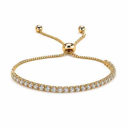 Tennis Armband Diamanten - Gold
