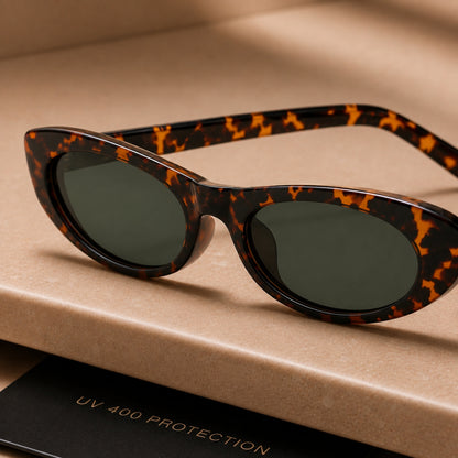 Suki Sonnenbrille - Leopard Grün