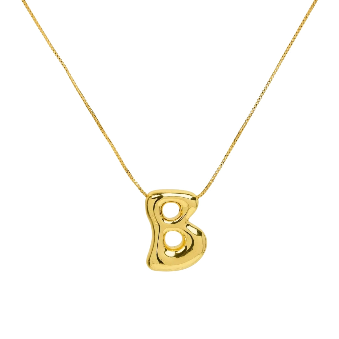 Buchstaben Halskette - Gold