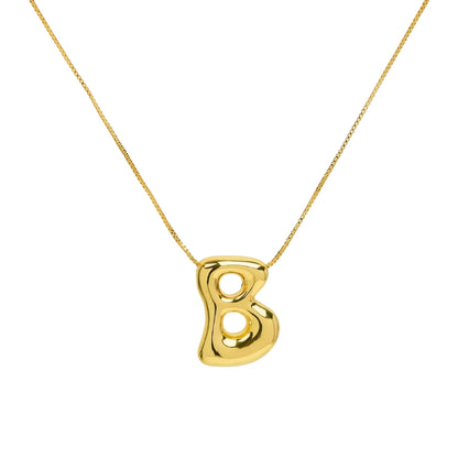 Buchstaben Halskette - Gold