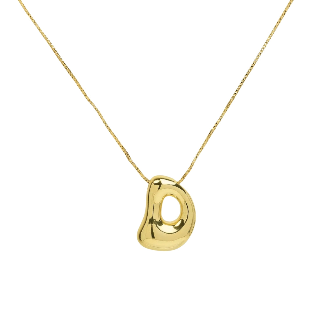 Buchstaben Halskette - Gold
