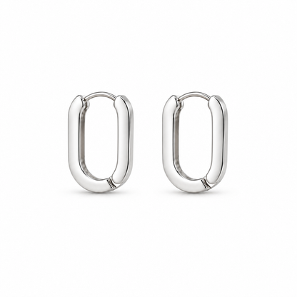 Niva Oorbellen - Zilver