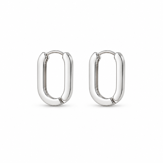 Niva Oorbellen - Zilver