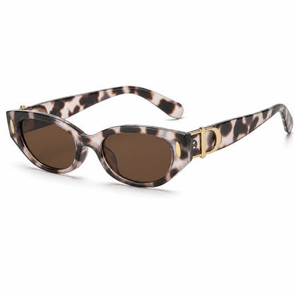 DD Sonnenbrille - Weiß Leopard