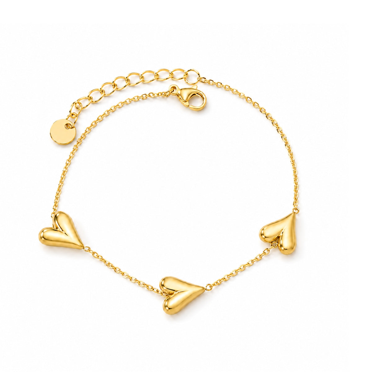 Alva Hartjes Armband - Goud