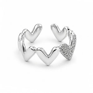 Nalia Hartjes Ring - Zilver