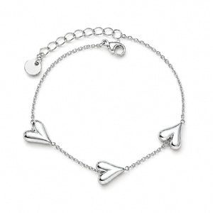 Alva Hartjes Armband - Zilver