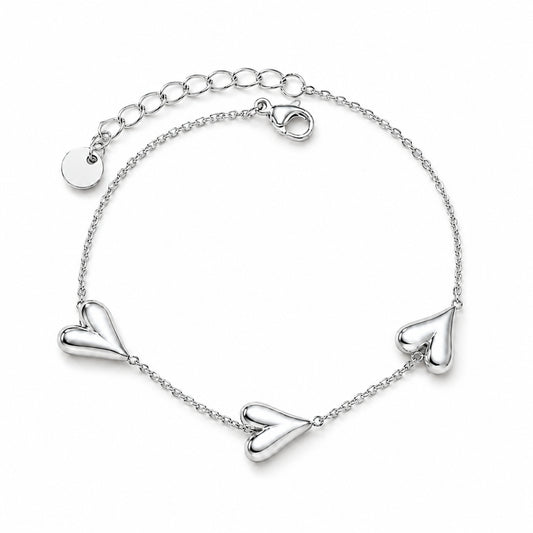 Alva Hartjes Armband - Zilver