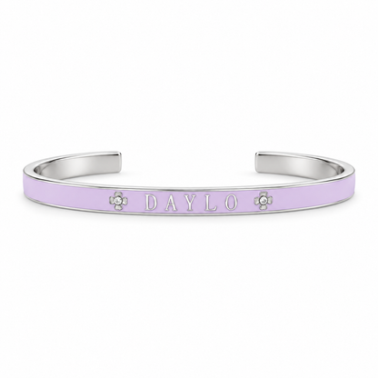 Armband - Zilver/Paars