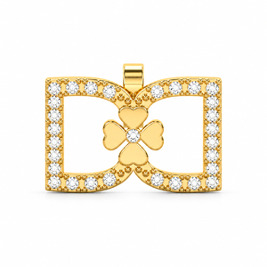 DD Oorbellen met Diamanten - Goud