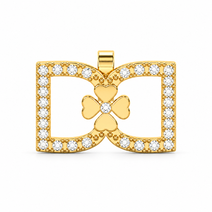 DD Oorbellen met Diamanten - Goud