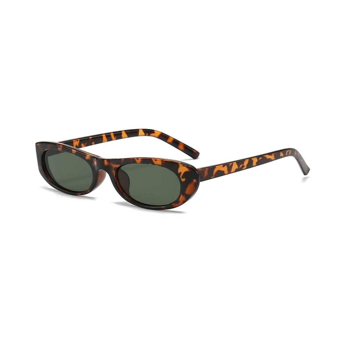 Suki Sunglasses - Leopard Green