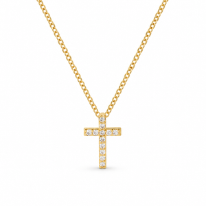 Cross Ketting - Goud
