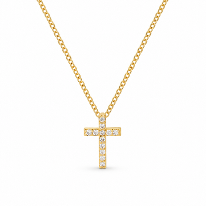 Cross Ketting - Goud