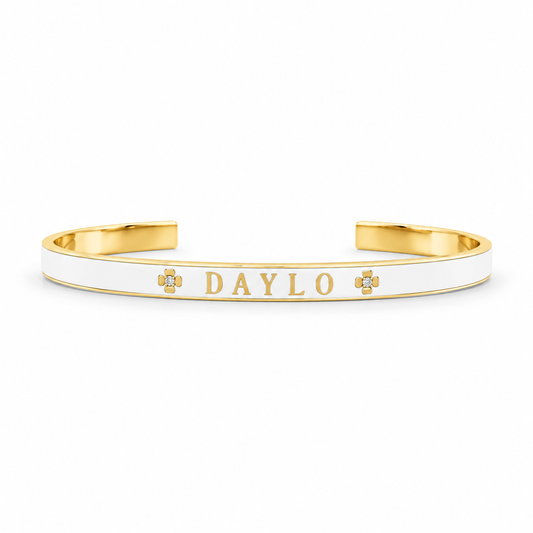 Armband - Goud/Wit