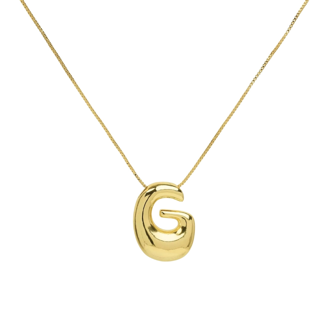 Buchstaben Halskette - Gold