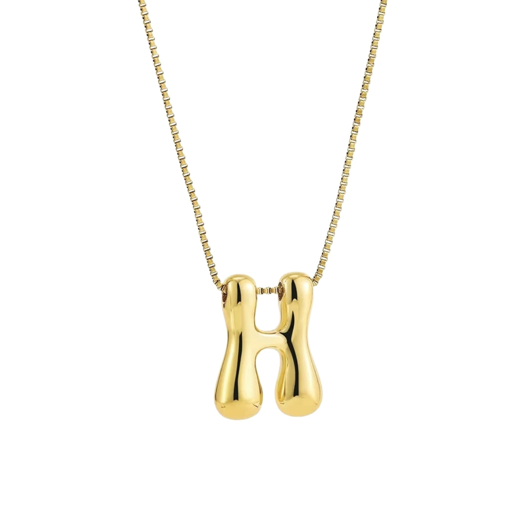 Buchstaben Halskette - Gold