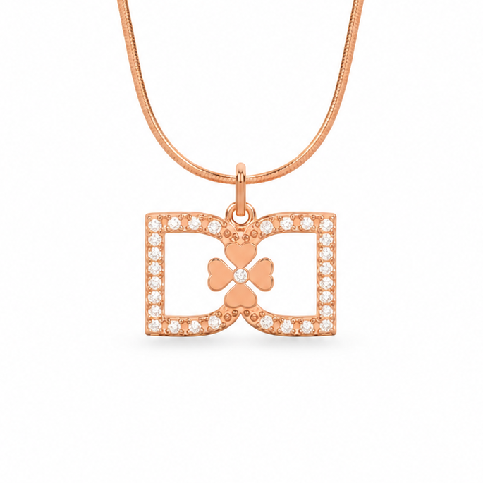 DD Ketting Diamant - Roségoud