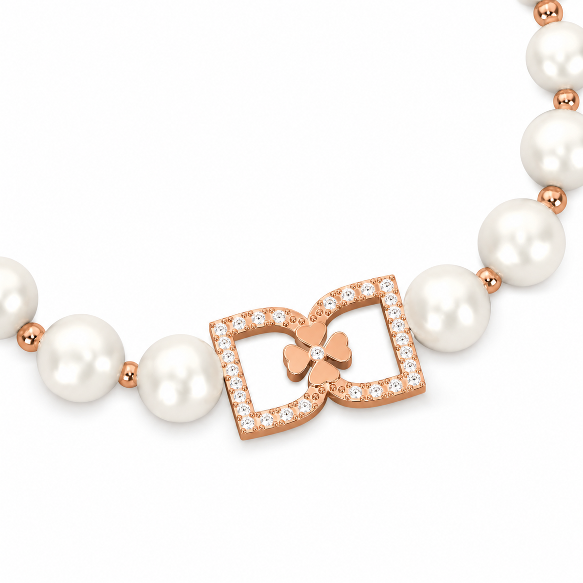 DD Armband met Diamant - Roségoud