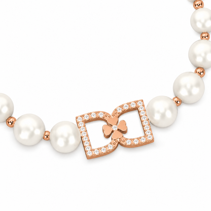 DD Armband met Diamant - Roségoud
