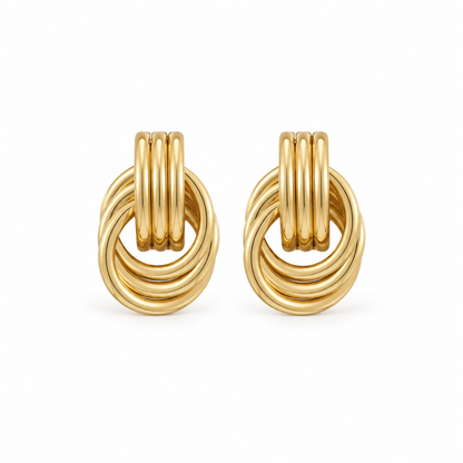 Vey Oorbellen - Goud