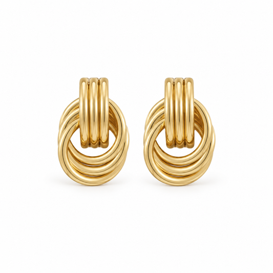 Vey Oorbellen - Goud