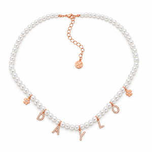 Parel Ketting - Roségoud