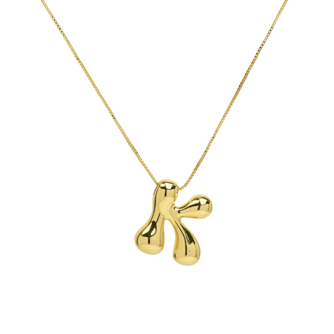 Buchstaben Halskette - Gold