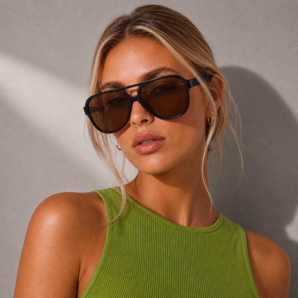 Sarena Sonnenbrille - Schwarz Braun