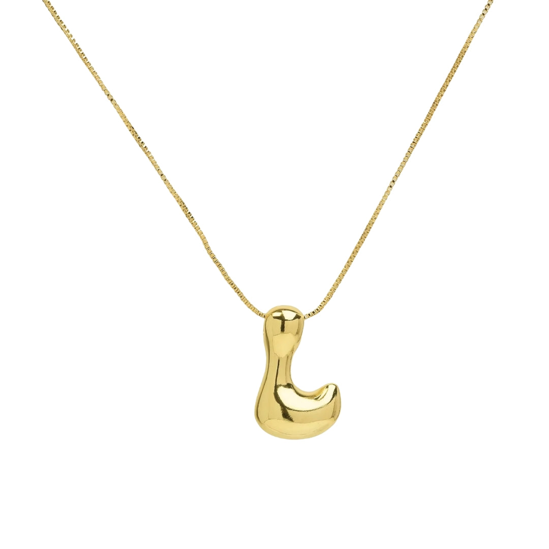 Buchstaben Halskette - Gold